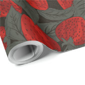 Papier Cadeau Fraise (Coin rond)