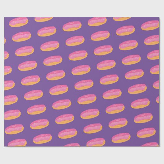 Papier Cadeau Fraise de beignes (Plat)