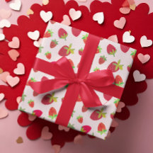 Fraise Élégante Illustrée à la Main Inspirée Rétro