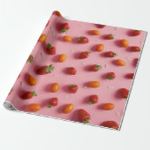 Papier Cadeau Fraise et tomate (Déroulé)
