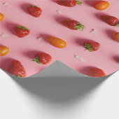 Papier Cadeau Fraise et tomate (Coin)