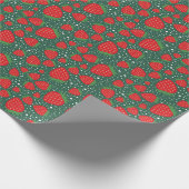 Papier Cadeau Fraise mignonne (Coin)
