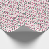Papier Cadeau fraise rose (Coin)