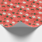 Papier Cadeau Fraise rouge (Coin)