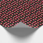 Papier Cadeau fraise rouge (Coin)