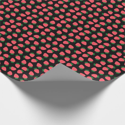 Papier Cadeau fraise rouge (Coin)