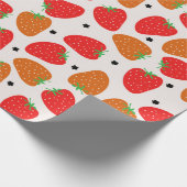 Papier Cadeau Fraise sucrée (Coin)