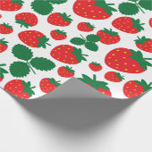 Papier Cadeau Fraises (Coin)