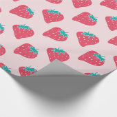 Papier Cadeau Fraises (Coin)