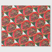 Papier Cadeau Fraises (Plat)