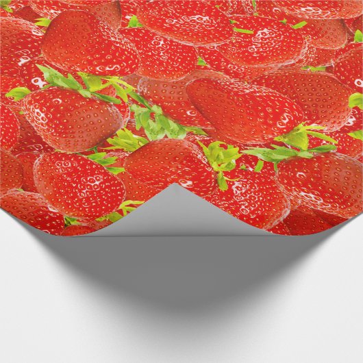 Papier Cadeau Fraises (Coin)