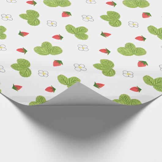 Papier Cadeau Fraises (Coin)
