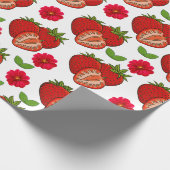 Papier Cadeau Fraises (Coin)