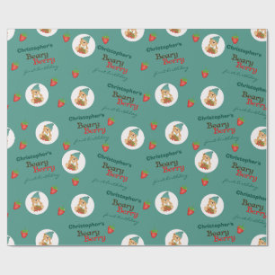 Papier Cadeau Fraises Cute Cub Berry Berry Berry Premier anniver