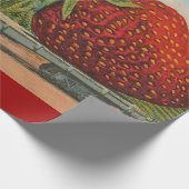 Papier Cadeau Fraises Géant Antique Fruit Amusement (Coin)