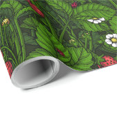 Papier Cadeau Fraises sauvages (Coin rond)