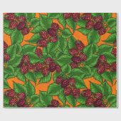 Papier Cadeau Framboise (Plat)