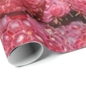 Papier Cadeau Framboise (Coin rond)