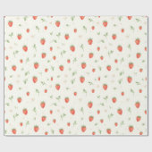 Papier Cadeau Framboise douce (Plat)