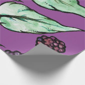 Papier Cadeau Framboise noire (Coin)