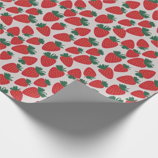 Papier Cadeau Framboise Vintage Vector (Coin)