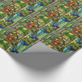 Papier Cadeau Framboises de YER de coup ! (Coin)