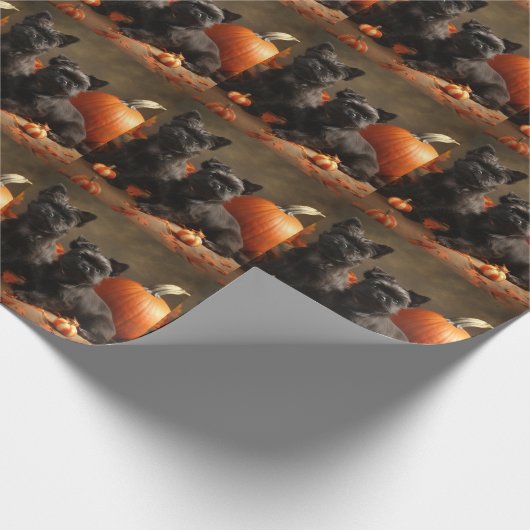 Papier Cadeau Français Chien Chien Chien Chien Chien Puppy Autom (Coin)