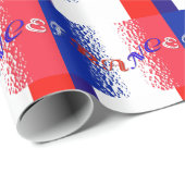 Papier Cadeau France (Coin rond)