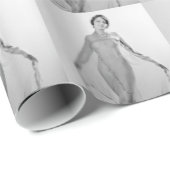 Papier Cadeau Francesca a Bella Ragazza, Belle fille italienne (Coin rond)