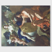 Papier Cadeau Francesco Solimena Vénus à la Forge du Vulcan (Plat)