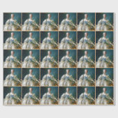 Papier Cadeau FRANCOIS BOUCHER - art de portrait de MADAME (Plat)