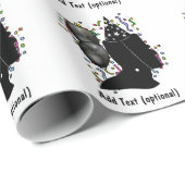 Papier Cadeau Frankenstein Day (Coin rond)