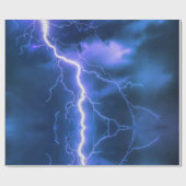 Papier Cadeau Frappe éclair choquante (Plat)