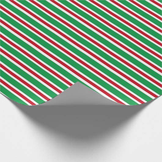 Papier Cadeau Frappes de Noël (Coin)