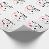 Papier Cadeau FRAPPEZ-MOI ! Nerf de boeuf (Coin)