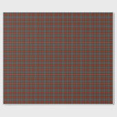 Papier Cadeau Fraser de Lovat Clan Patiné Tartan (Plat)
