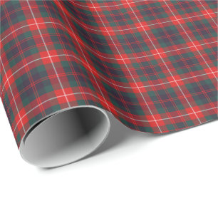 Papier Cadeau Fraser de tartan moderne de clan de Lovat