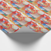 Papier Cadeau Fred martin begonia aquarelle (Coin)