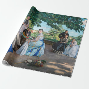 Papier Cadeau Frédéric Bazille - La Réunion de Famille