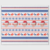 Papier Cadeau Frédéric de Noël (Plat)