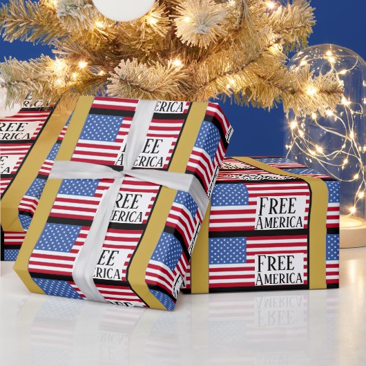 Papier cadeau Free America (Vacances)