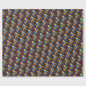 Papier Cadeau Free Ukraine (Plat)