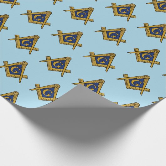 Papier Cadeau Freemason Masonic Carré et Compass Freemasony (Coin)