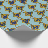 Papier Cadeau Freemason Masonic Carré et Compass Freemasony (Coin)