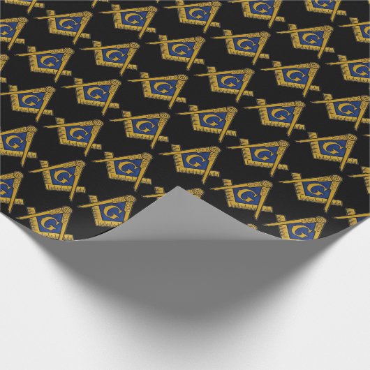 Papier Cadeau Freemason Masonic Carré et Compass Freemasony (Coin)