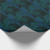 Papier Cadeau French Blue Love Mange Jouer Couleurs de fleurs po (Coin)