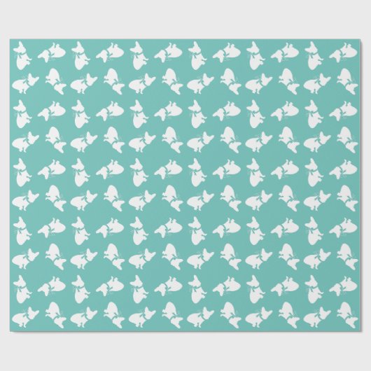 Papier Cadeau French Bulldog Frenchie Chien Chien Chien Chien Ch (Plat)