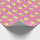 Papier Cadeau French Bulldog Frenchie Dog Funny (Coin)