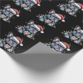 Papier Cadeau French Bulldog Lover Frenchie Noël Casquette Noël (Coin)