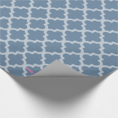 Papier Cadeau French Grey Marocain Moods Quatrefoil (Coin)